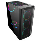 GABINETE SATELLITE K381 8 COOLER FAN RGB-PRETO