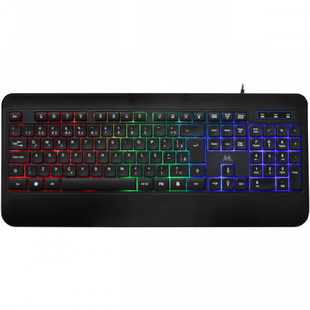 Anúncio: TECLADO MTEK KB7701LR-PT{PORTUGUES} ABNT USB LIGHT LED