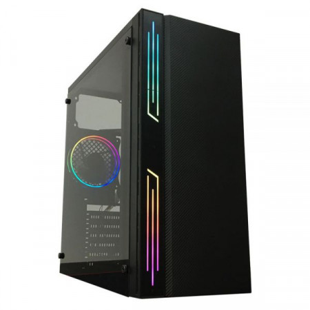Anúncio: GABINETE SATELLITE K885 1 COOLER FAN RGB-PRETO