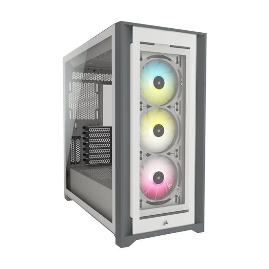 Anúncio: Gabinete CORSAIR 5000X RGB CRYSTAL BLANCO