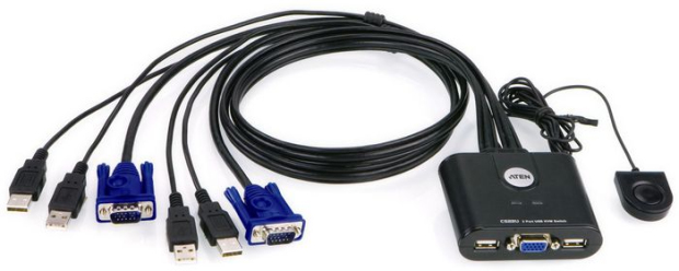 Anúncio: SWITCH  ATEN CS22U-AT 2-PORT USB VGA KVM | EET