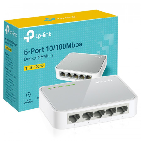Anúncio: TP-LINK HUB SWITCH 05P TL-SF1005D 10/100 RJ45