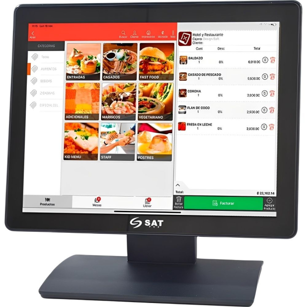 Anúncio: MON 15 TOUCH SAT1054FPH /HDMI/VGA/USB/TOUCH/75X75