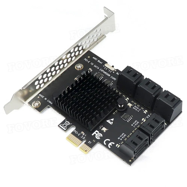 Anúncio: PLACA PCI-E 1X TO 10 PORT SATA 3.0
