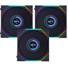 Cooler Fan Lian Li Uni Fan SL Wireless LCD 120 X3 Argb/3FAN/Black