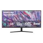 Monitor Samsung LED 34 LS34C502GANXZA Ultrawide 100HZ HDMI WQHD 3440 X 1440P PRETO