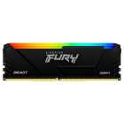 Memoria Ram DDR4 Kingston Fury Beast RGB KF432C16BB2A/8 8 GB - Preto