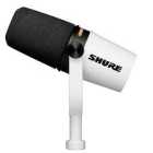 Microfone Dinamico com Fio Shure MV7+-W Podcast Microphone White