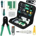 KIT TESTER TESTADOR RJ45 8 ITEMS