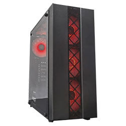 GABINETE GAMER SATELLITE 1400K /ATX/4 COOLER RGB-PRETO