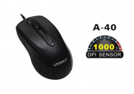 MOUSE SATE A-40 PRETO USB