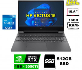 NB HP VICTUS 15-FA0032DX I7-12650H/16GB RAM/512GB SSD/TELA 15.6