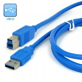 CABO USB 3.0 P/IMPRESSORA 1.8 MTS AZUL