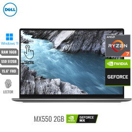 NB DELL INSPIRON 3525-A617SLV-PUS   RYZEN 7-5825U/16GB RAM/512GB SSD/TELA 15.6 TOUCHSCREEN/VGA NVIDIA  MX550 2GB/CINZA SILVER