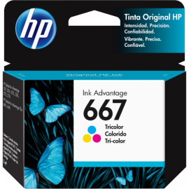 CARTUCHO DE TINTA HP 667  COLORIDO