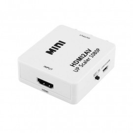 CONVERSOR AV RCA PARA HDMI 1080P AV2HDMI - BRANCO